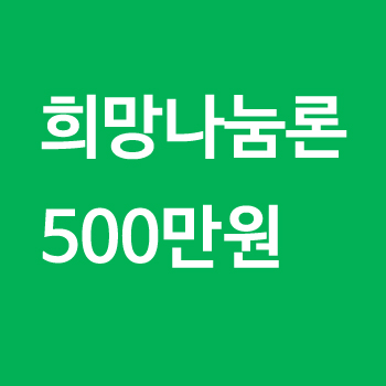 희망나눔론 500만원