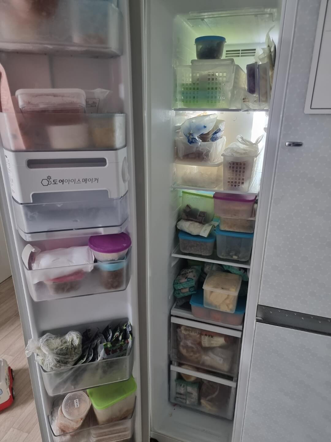 냉장고 정리전