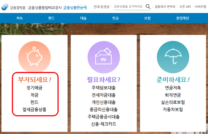 예&middot;적금 금리비교 방법