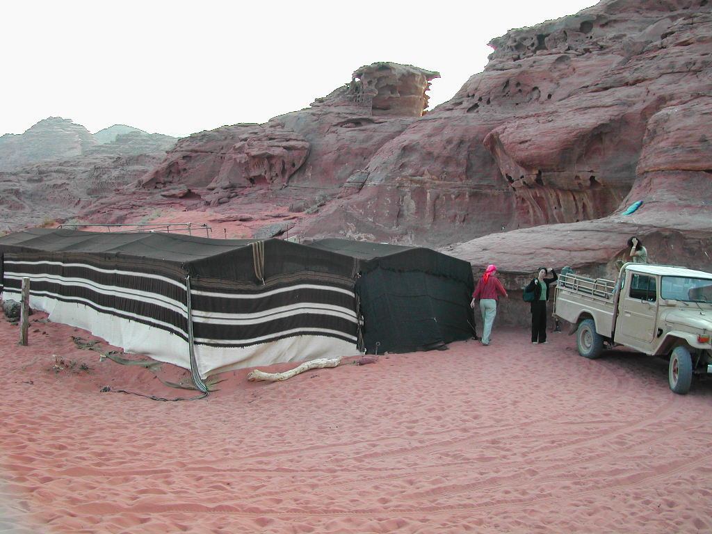 요르단-와디럼사막-캠프