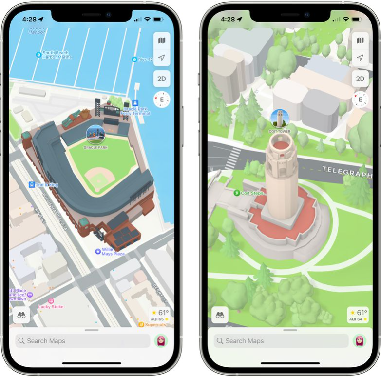 iOS15-3D-지도보기