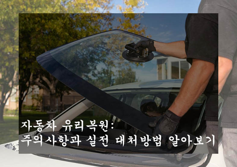  자동차 유리복원: 주의사항과 실전 대처방법 알아보기