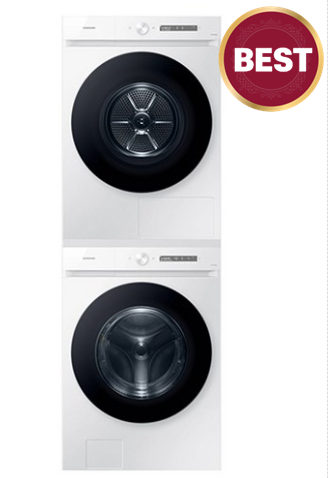  WF24CB8650BW7N 삼성전자 비스포크 그랑데 AI 추천 직렬설치 세탁기 + 건조기 피키지 세트 24kg + 17kg