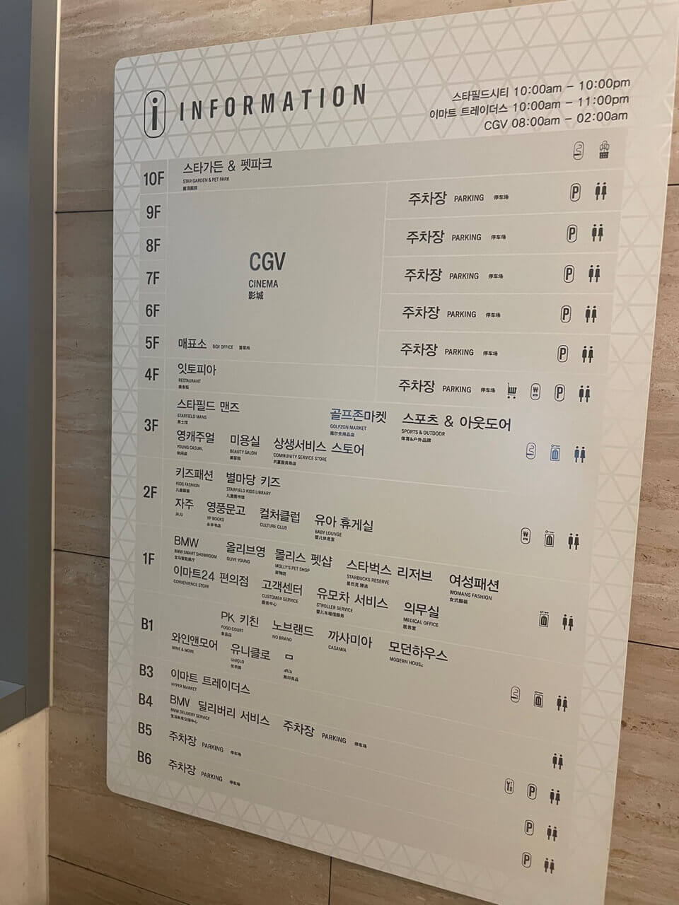 스타필드시티 위례점 이미지
