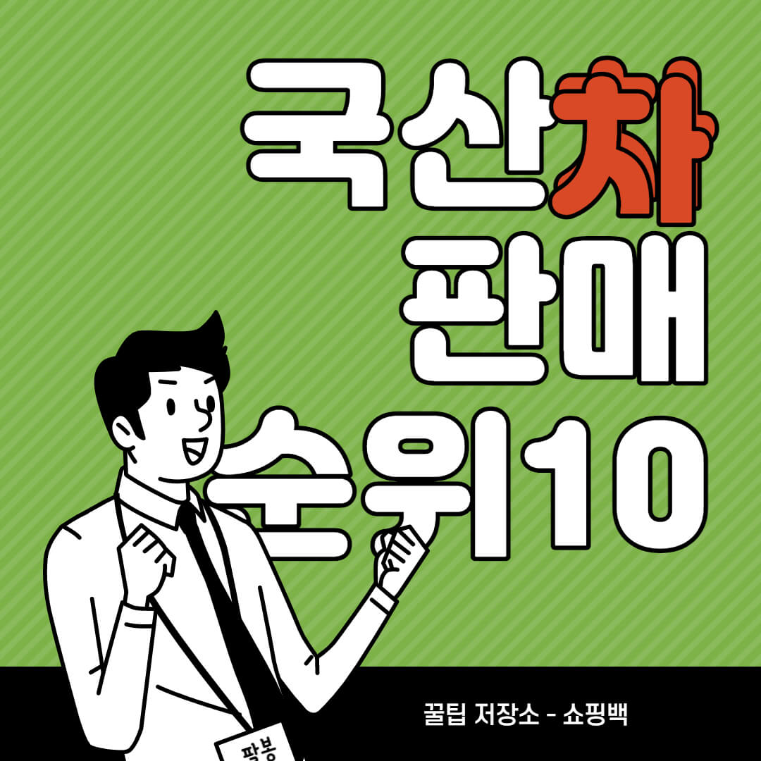 국산차 판매순위 (+인기 차량 브랜드)