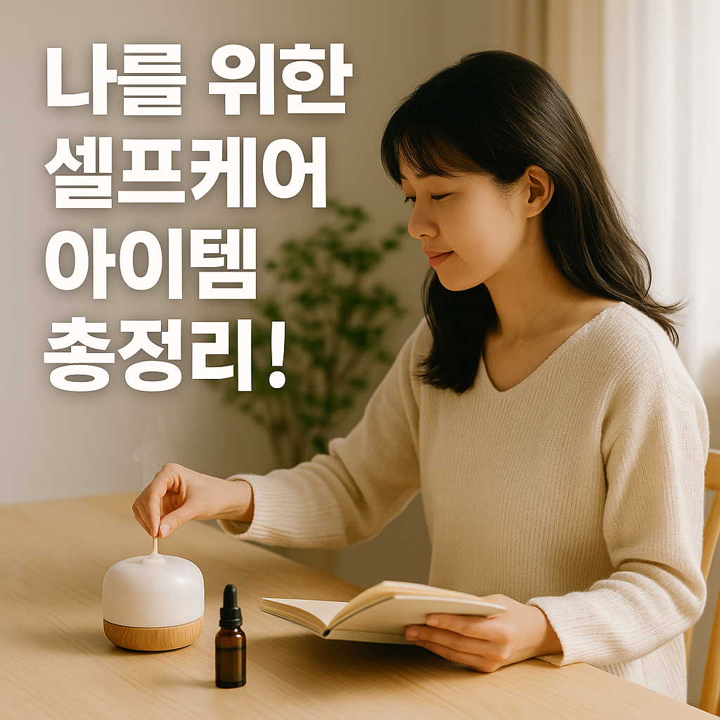 30대 여성을 위한 셀프케어 힐링템 추천과 자기관리 루틴