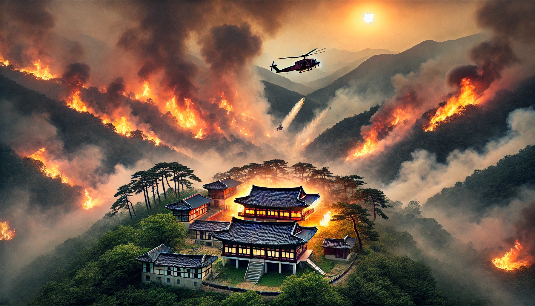 산불