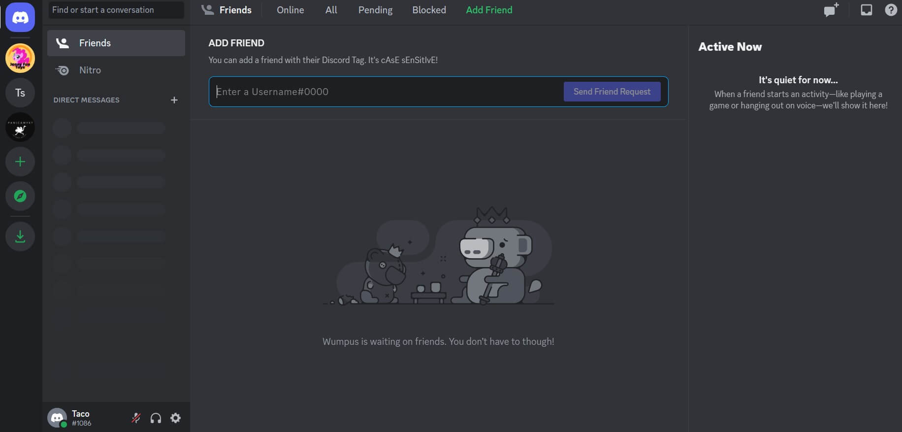 디스코드-처음화면