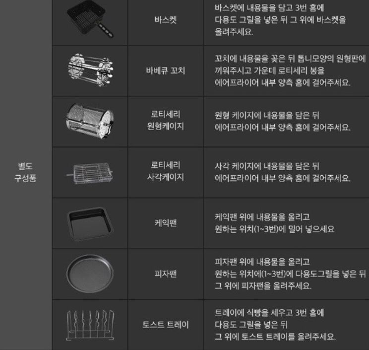 디디오 랩 에어플라이어 별도 구성품 리스트