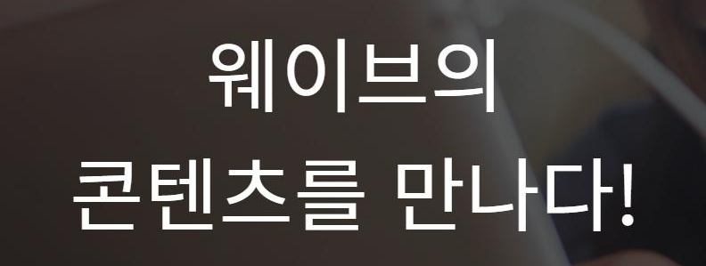  wavve 요금제로 웨이브 HBO 까지