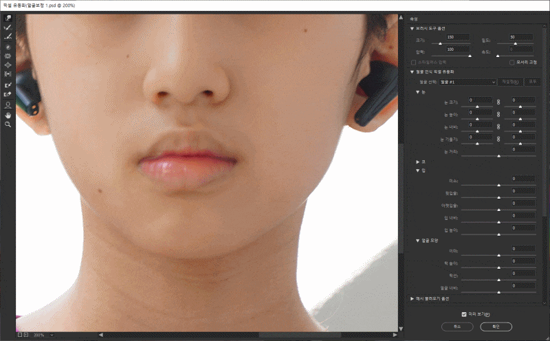 포토샵 픽셀 유동화 이렇게 쉬웠구나! 인물 사진 수정 by 11
