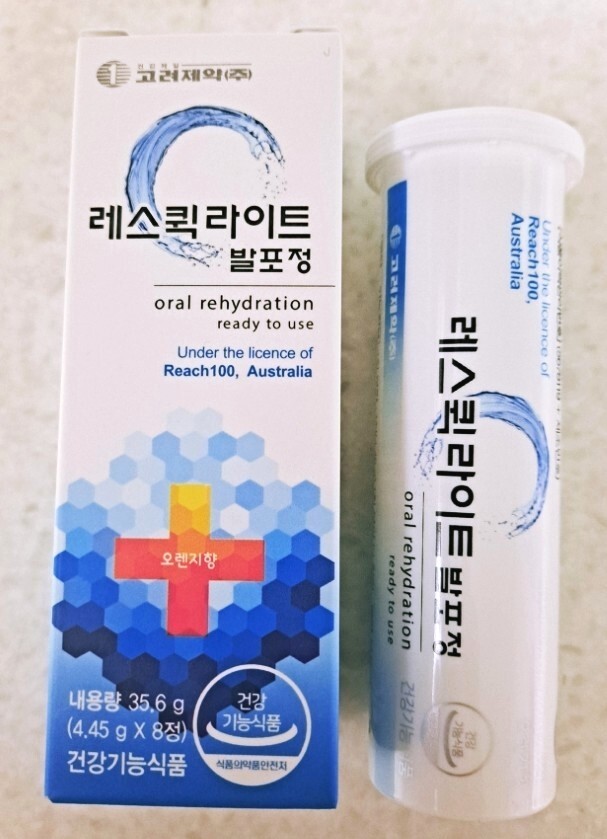  빠른 수분보충  뉴트리테일러 레스퀵라이트 발포정