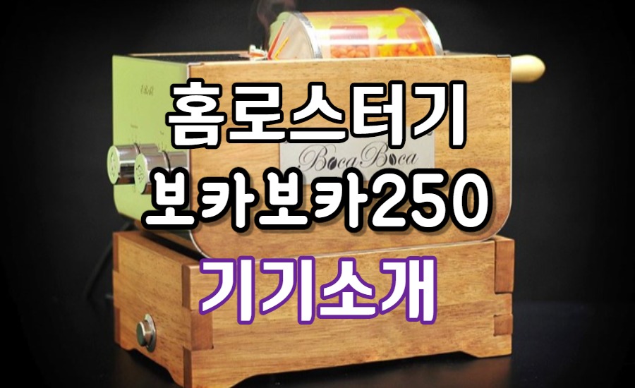  제가 사용하는 홈로스터기 보카보카250 특징 및 실사용 견해 / BOCA BOCA 250