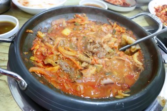산낙불곱새 전골