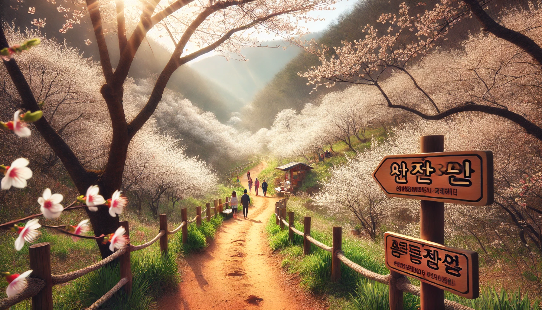산벚꽃이 흐드러진 숲길에서&amp;#44; 자연과 한 걸음 더 가까이 &ndash; 산꽃 술래길