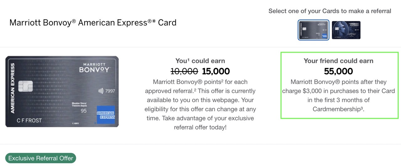 Exclusive Referral Offer &lt;Source: American Express&gt;
