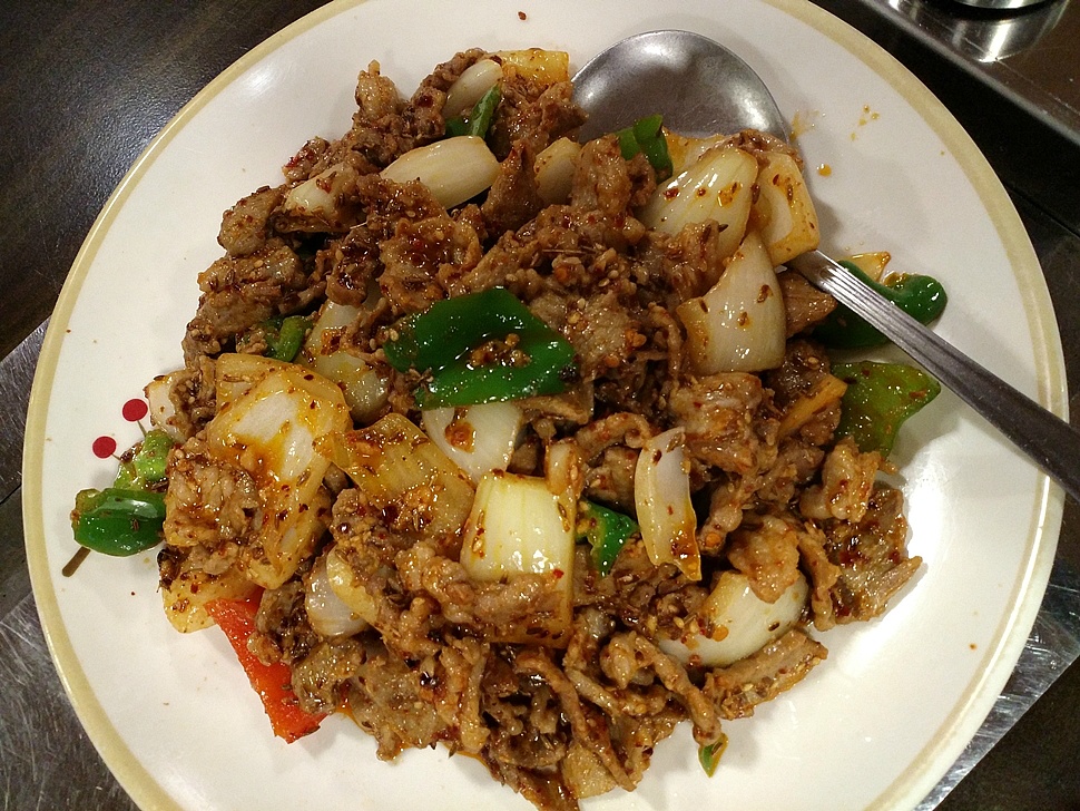 망포 맛집 미식성 양고기 볶음