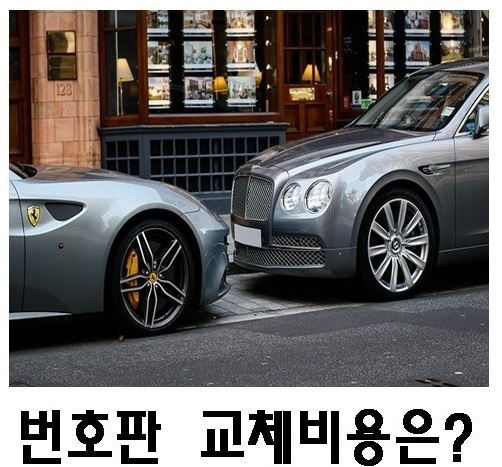 자동차 번호판 교체 비용