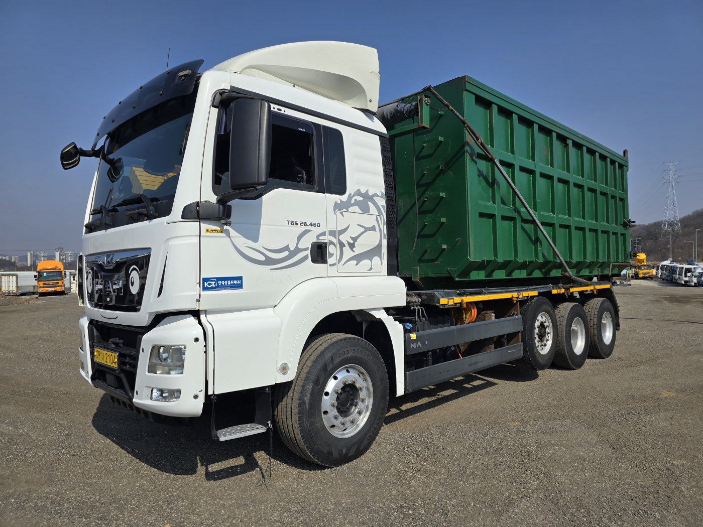  중고암롤 만트럭암롤 1+3암롤22.5톤TGS26.4602020.7497,000km오토리타더 하나로특장자동덮개장착특트럭
