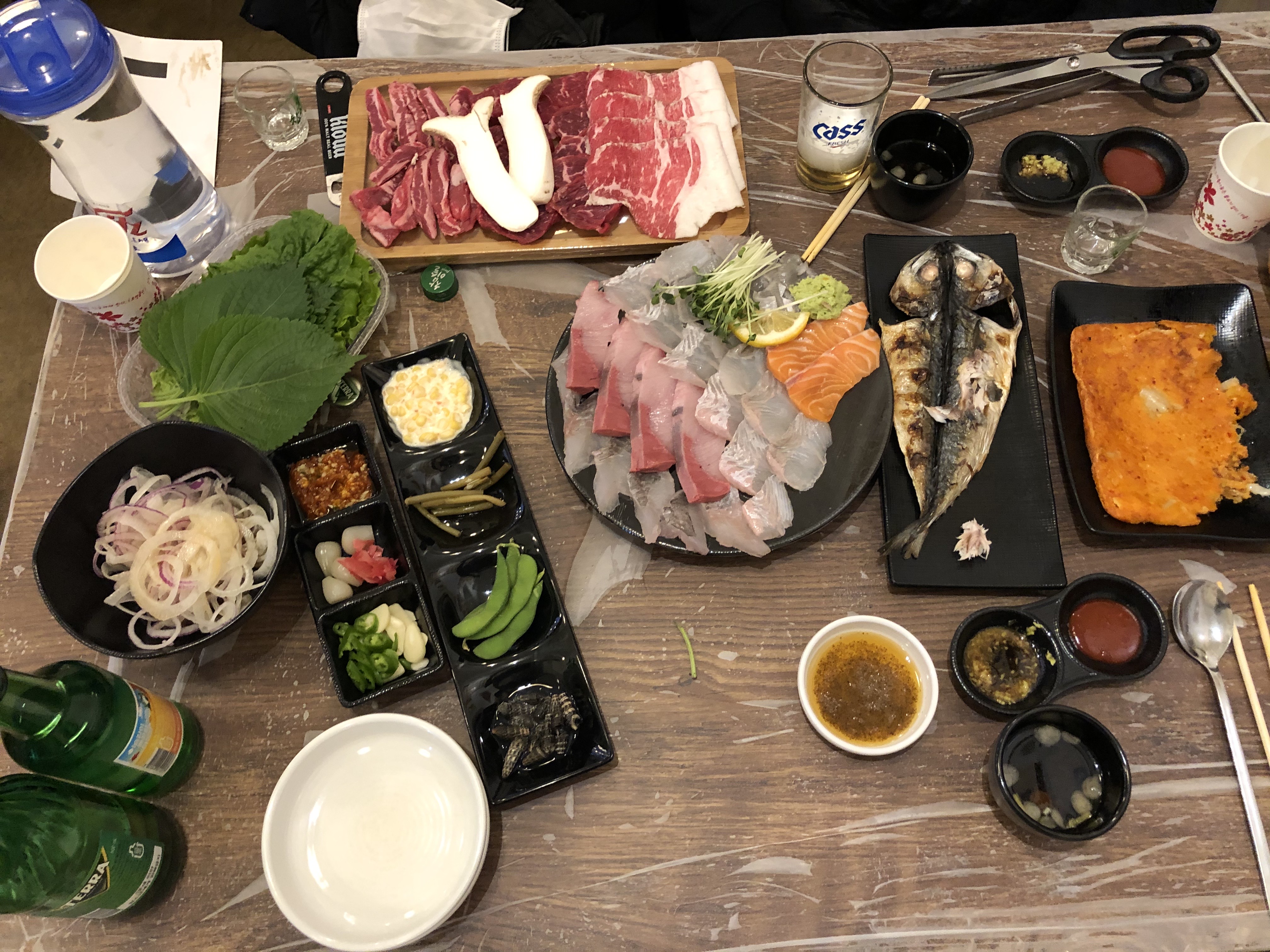  정쉡의 맛집 (야당역) 모듬회와 소고기를 한번에 회각시 소신랑