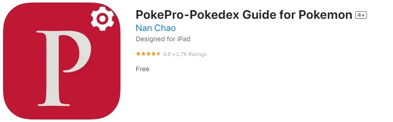 PokePro-Pokedex Guide for Pokemon