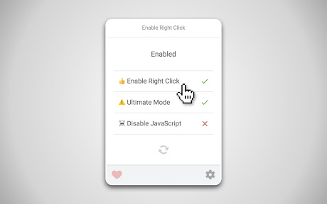  Enable right click 이 chrome 웹 스토어에서 사라졌다 ?!