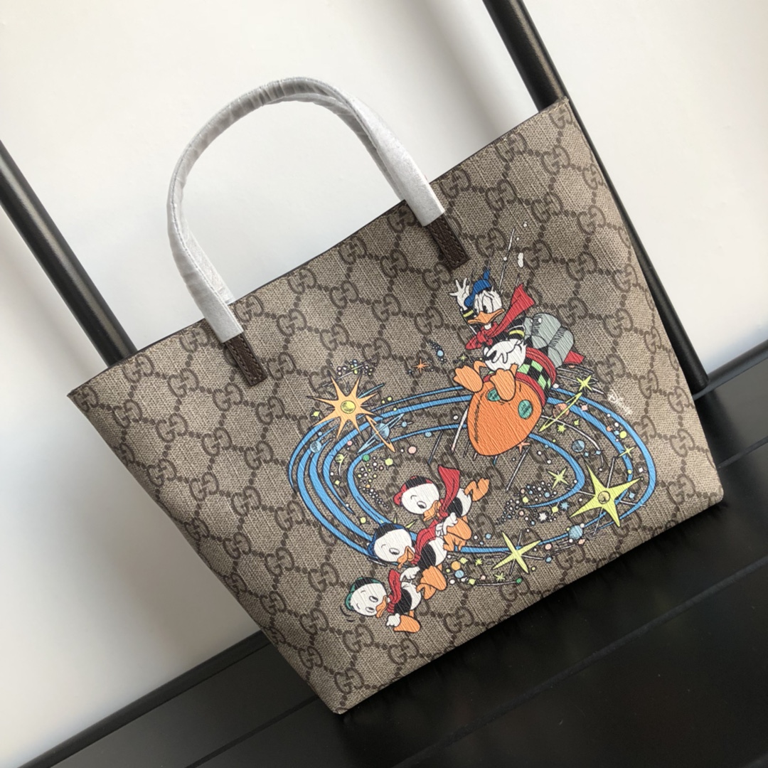  [GUCCI x DISNEY] 구찌 X 디즈니 도널드덕 프린트 슈프림백 410812