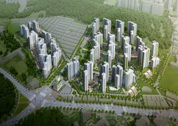 산성구역 재개발 아파트