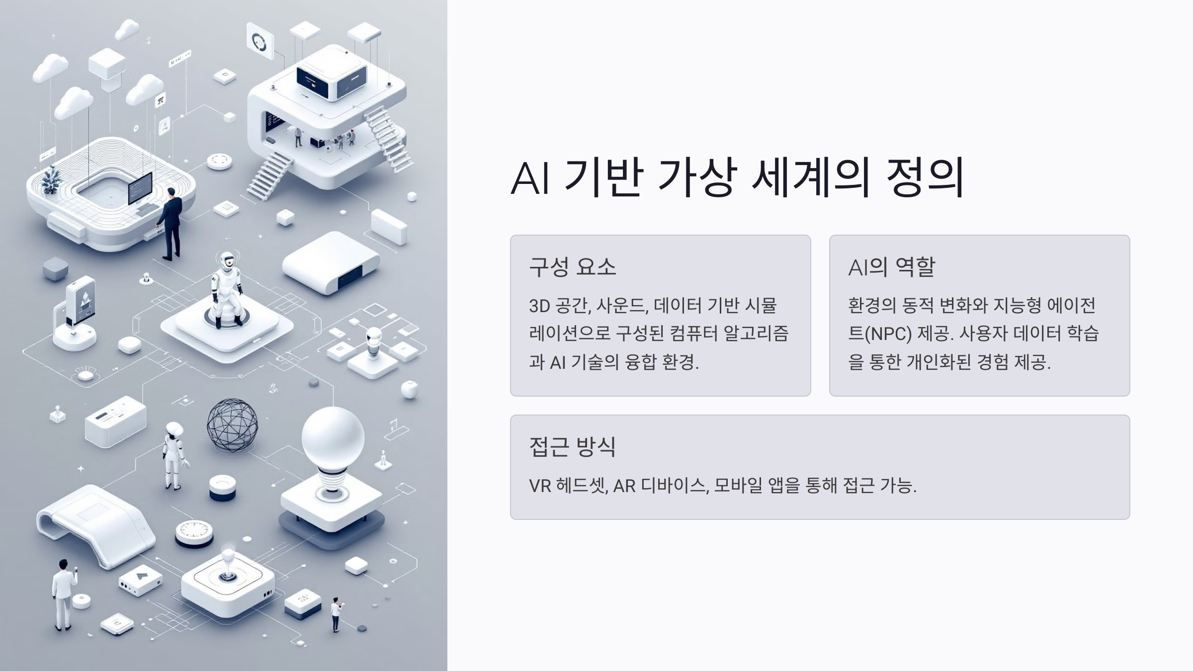 AI 기반 가상 세계의 정의