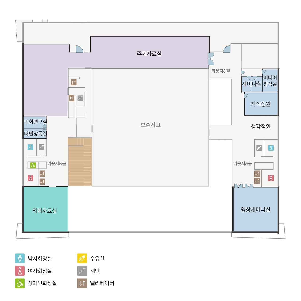 국회부산도서관2층