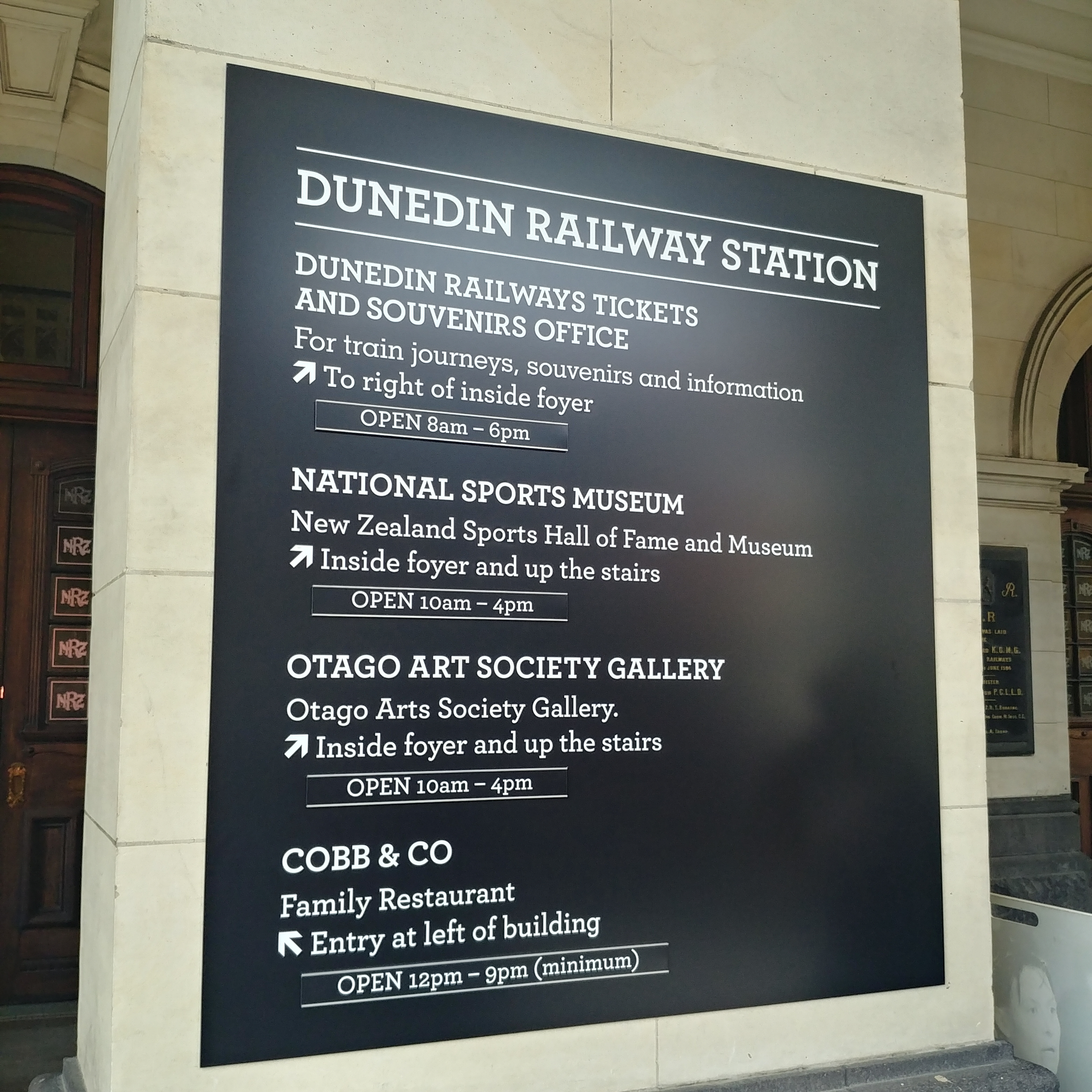 뉴질랜드 더니든 기차여행 Dunedin Railway Station
