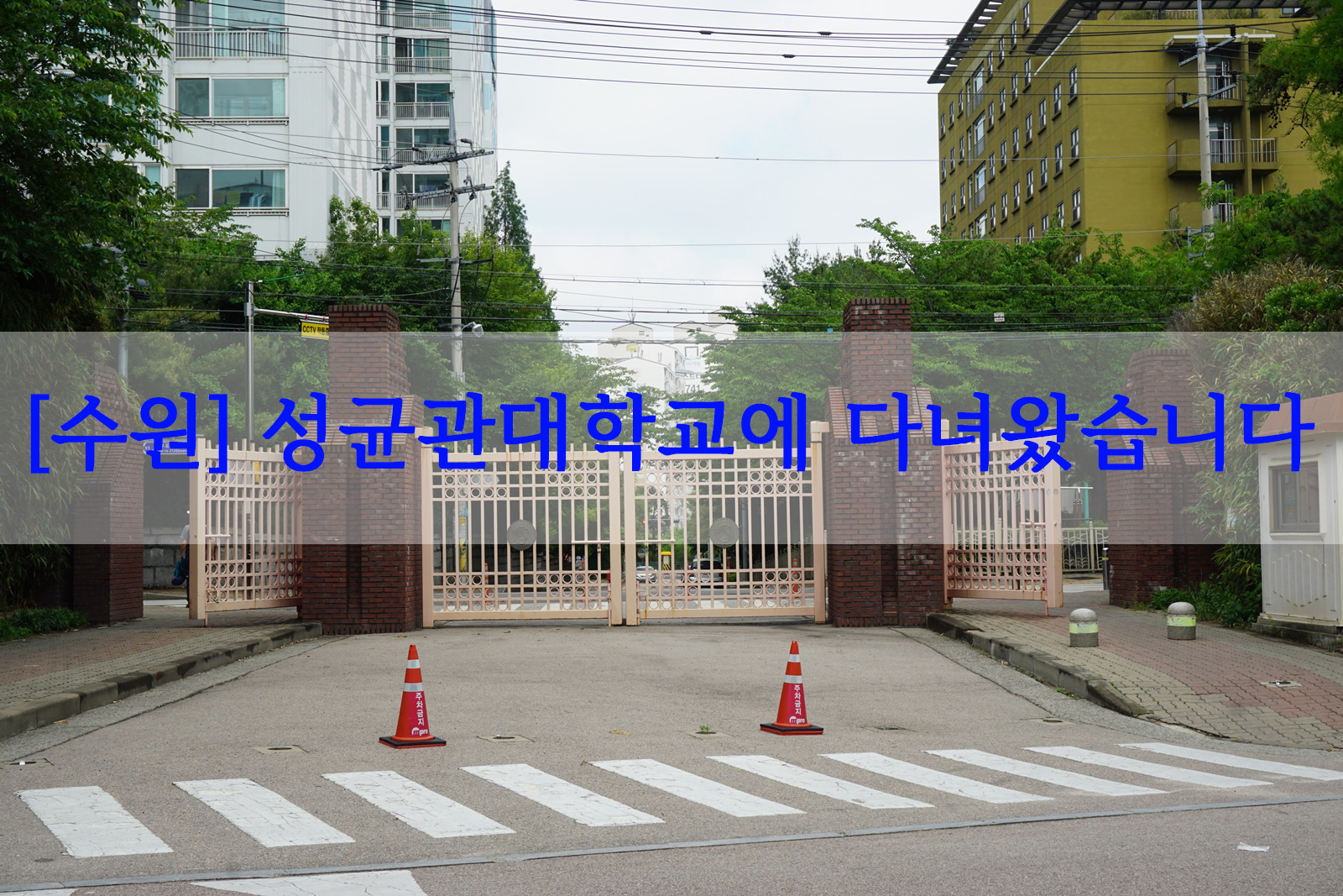 [수원] 성균관대학교에 다녀왔습니다