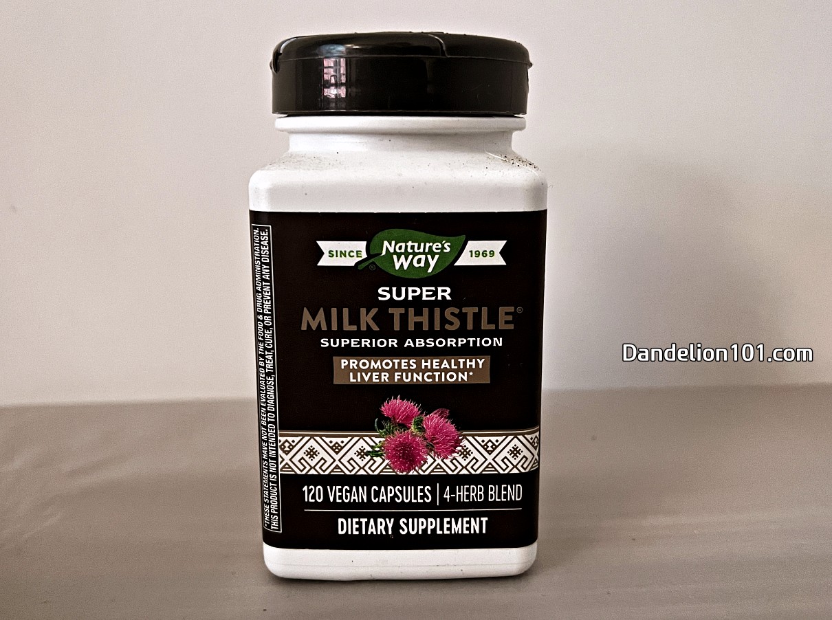 Nature&amp;#39;s Way&amp;#44; Super Milk Thistle&amp;#44; (구형) 베지 캡슐 120정 정면사진