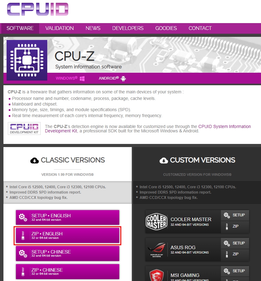 CPU-Z