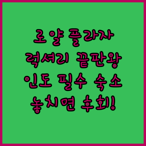 호텔 더 로얄 플라자, 럭셔리 끝판왕