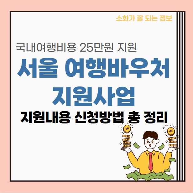  2023 서울형 여행바우처 지원 사업 | 여행비용 25만 원 지원