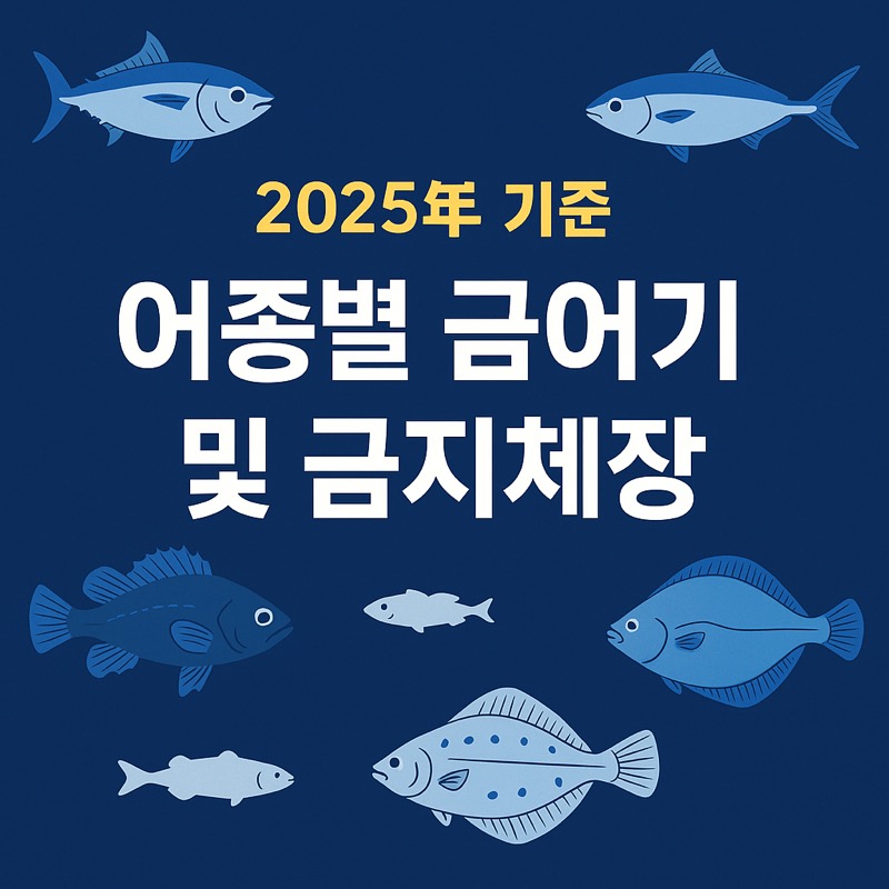 2025년 금어기 금지체장 문치가자미
연어
전어
참가자미
감성돔
돌돔
참돔
넙치(광어)
농어
대구
도루묵
민어
방어
볼락
조피볼락(우럭)
쥐노래미
참홍어
갈치
고등어
참조기
말쥐치
삼치
옥돔
명태
갯장어
미거지
용가자미
기름가자미
청어
꽃게
대게
붉은대게
대하
새조개
소라
전복류
키조개
대문어
살오징어
낙지
주꾸미
참문어
해삼