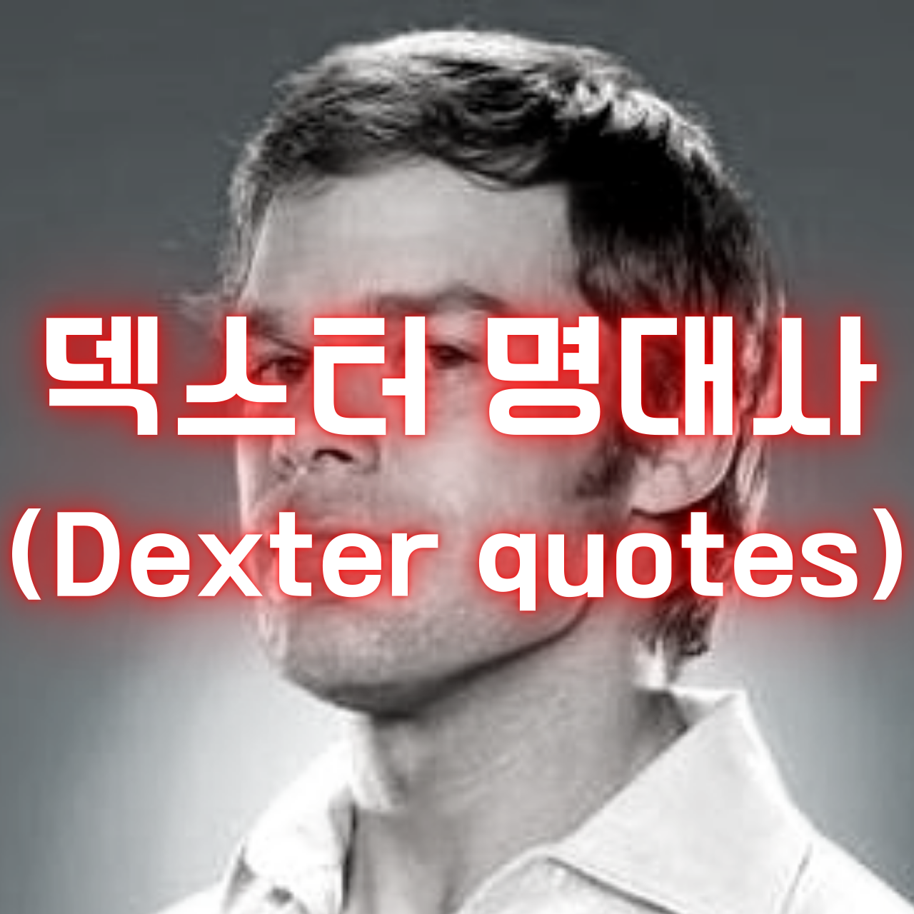 미드 덱스터에 나오는 명대사 (Dexter quotes)