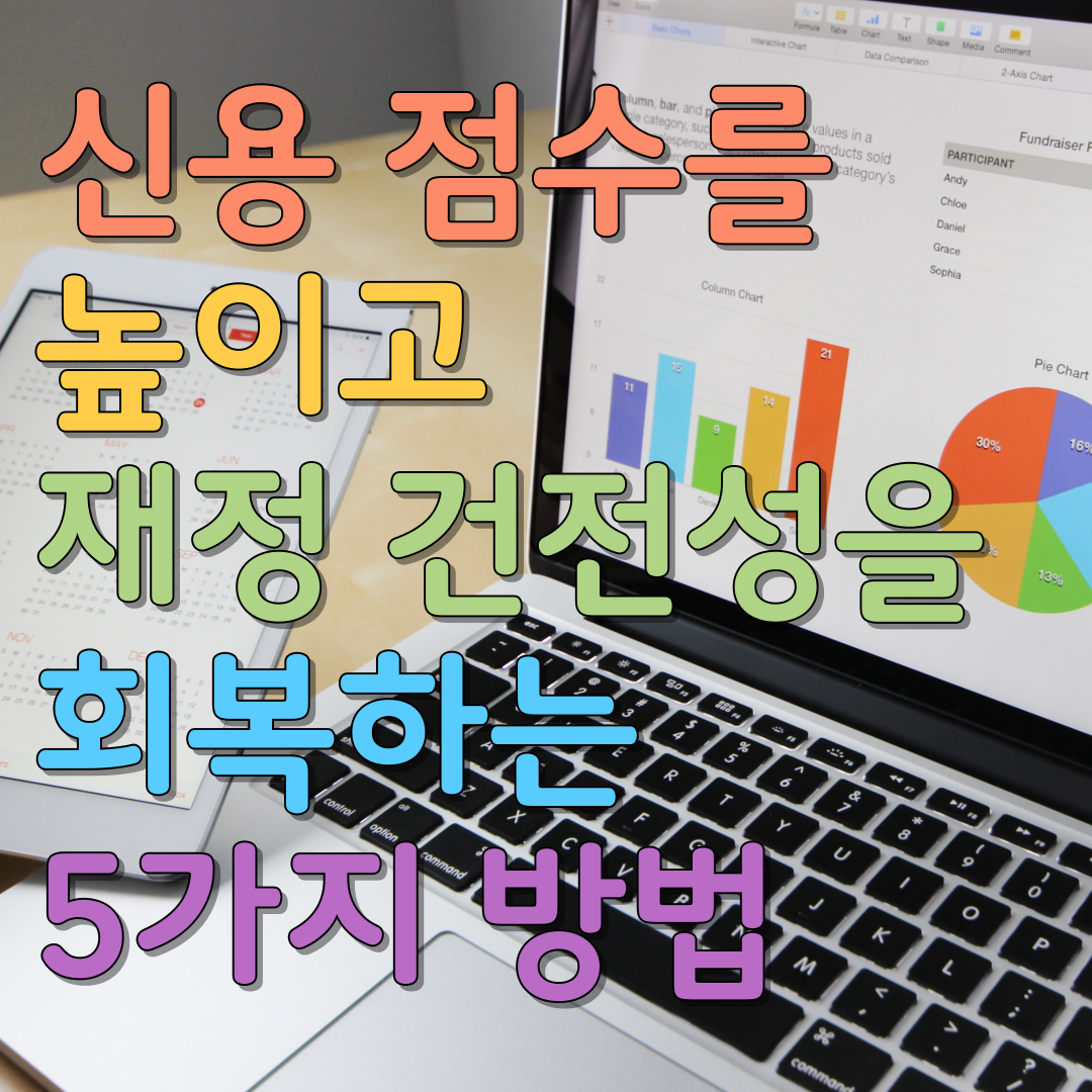  신용 점수를 높이고 재정 건전성을 회복하는 5가지 방법