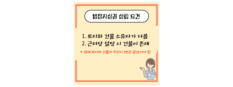 법정지상권 성립 요건