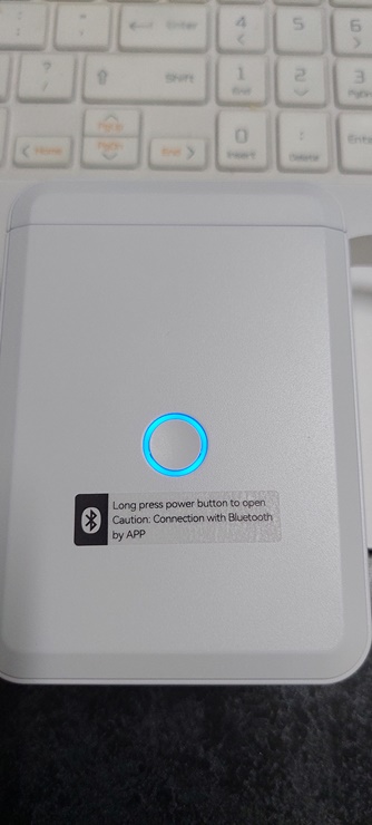 파란색 LED 전원버튼