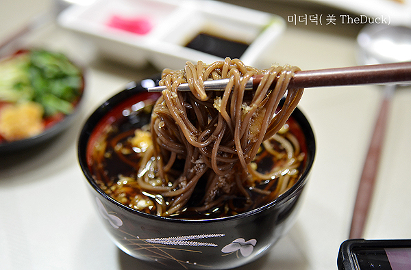 메밀소바 먹는 방법