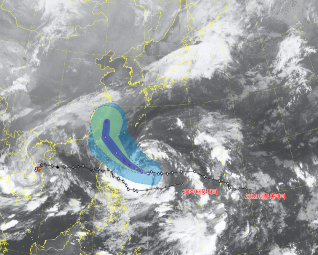 태풍 예측 이미지