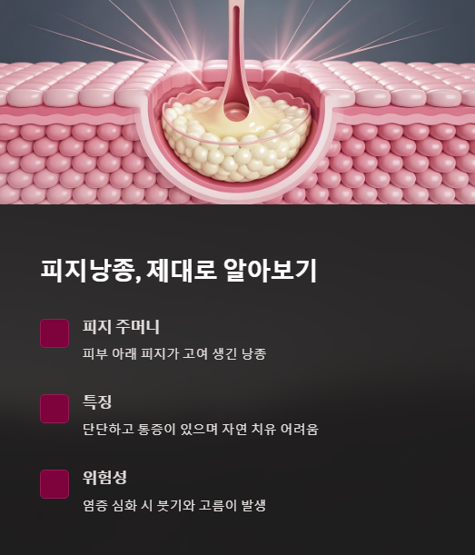 피지낭종 제대로 알아보기