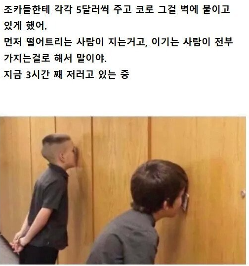  조카 돌보기 초고수