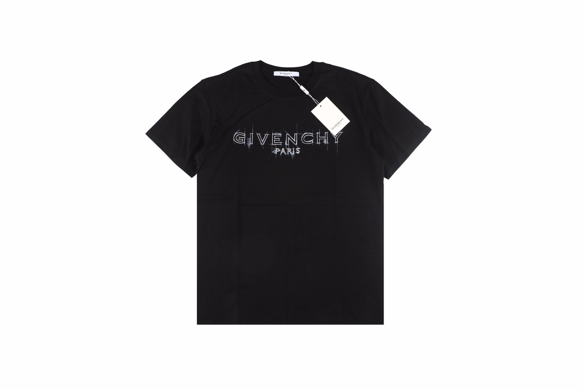  [GIVENCHY] 지방시 블링 스케치 로고 반팔 티셔츠 (2 COLOR)