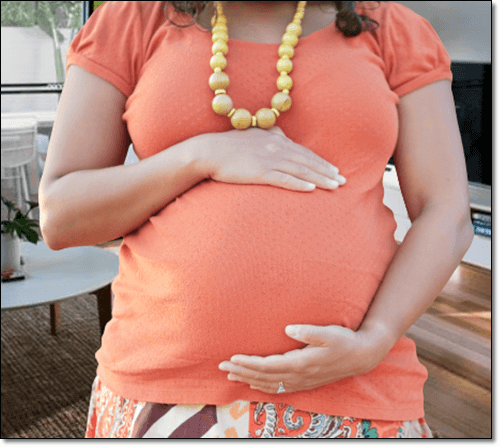 출산이 임박한 임산부