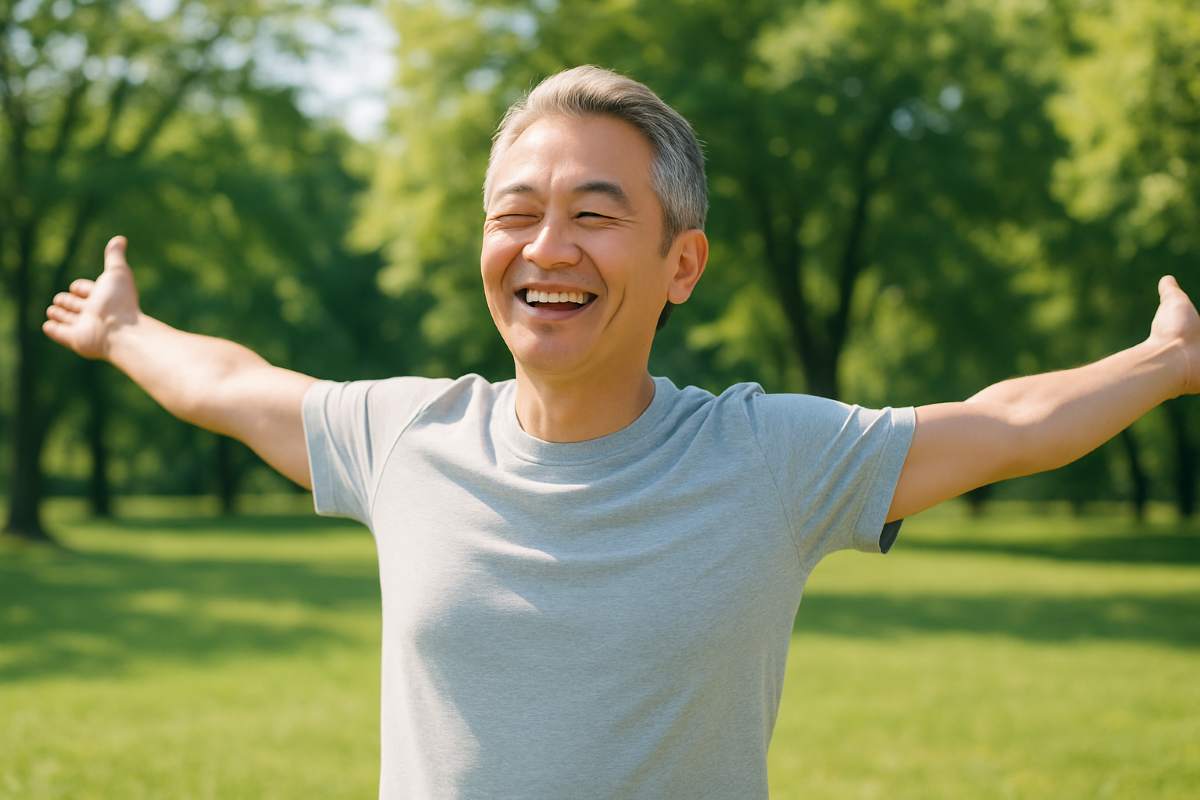 밝은 이미지 (건강한 사람)