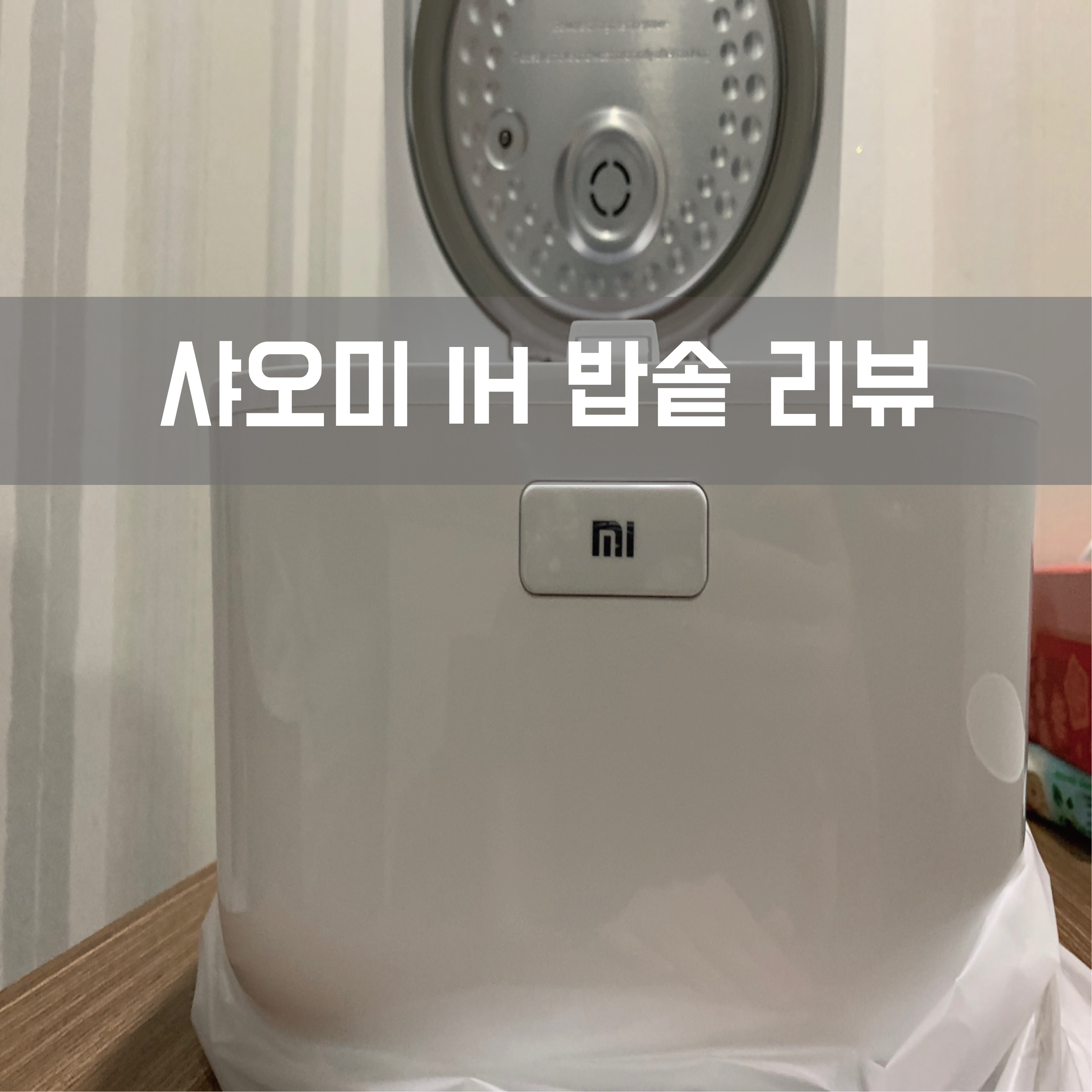  샤오미 IH 밥솥 리뷰