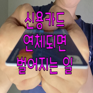  신용카드 연체되면 벌어지는 일